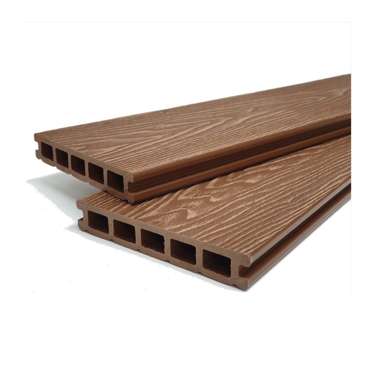 Woodgrain Composite Reversible Decking Boards 3.6m